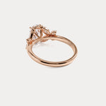 Sylvie丨Oval Lab Diamond Butterfly Cluster Engagement Ring - Rings