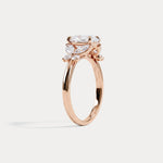 Sylvie丨Oval Lab Diamond Butterfly Cluster Engagement Ring - Rings