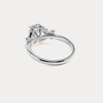 Sylvie丨Oval Lab Diamond Butterfly Cluster Engagement Ring - Rings