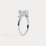 Sylvie丨Oval Lab Diamond Butterfly Cluster Engagement Ring - Rings