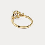 Sylvie丨Oval Lab Diamond Butterfly Cluster Engagement Ring - Rings
