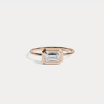 Ivy丨1CT Solitaire Bezel Set Lab Diamond Engagement Ring In 14K Solid Gold/Platinum - Rings