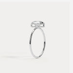 Ivy丨1CT Solitaire Bezel Set Lab Diamond Engagement Ring In 14K Solid Gold/Platinum - Rings