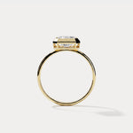 Ivy丨1CT Solitaire Bezel Set Lab Diamond Engagement Ring In 14K Solid Gold/Platinum - Rings