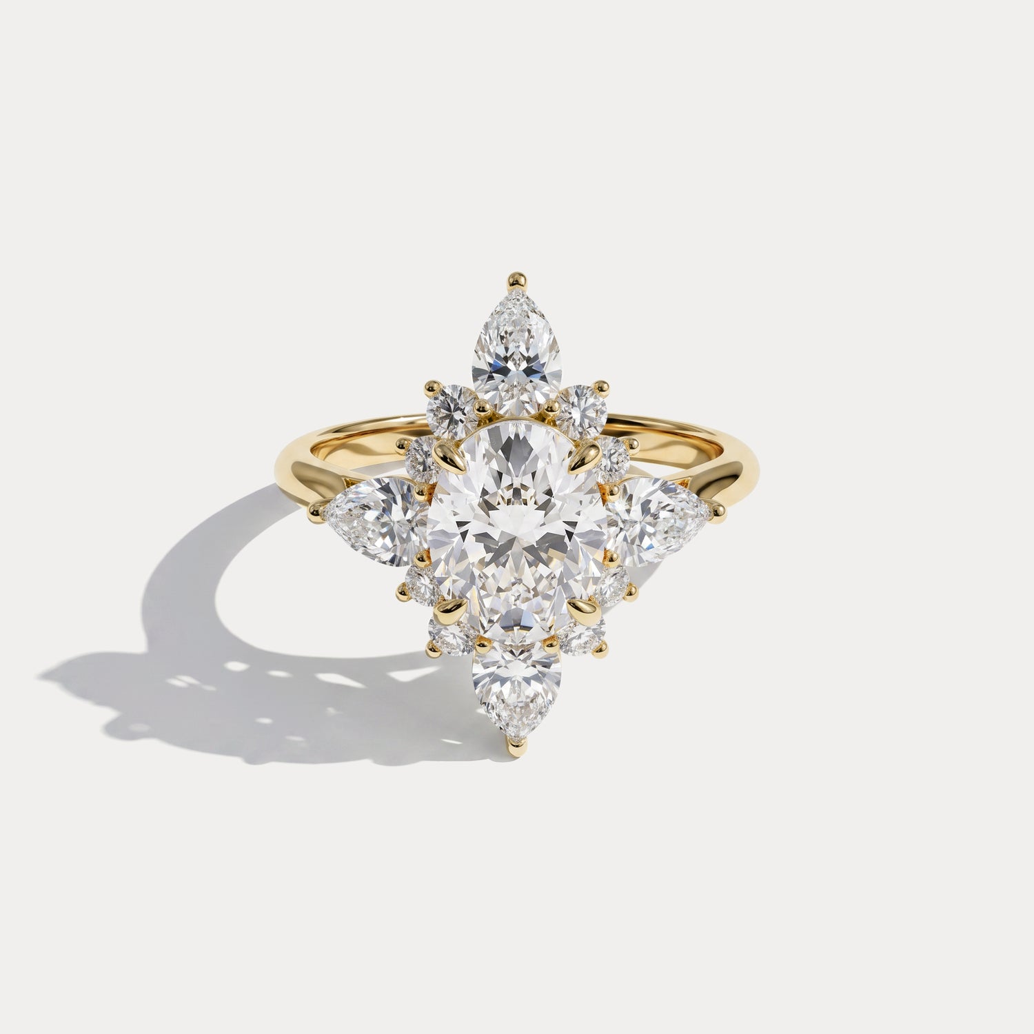 Coralie | Oval Lab Diamond Vintage Engagement Ring