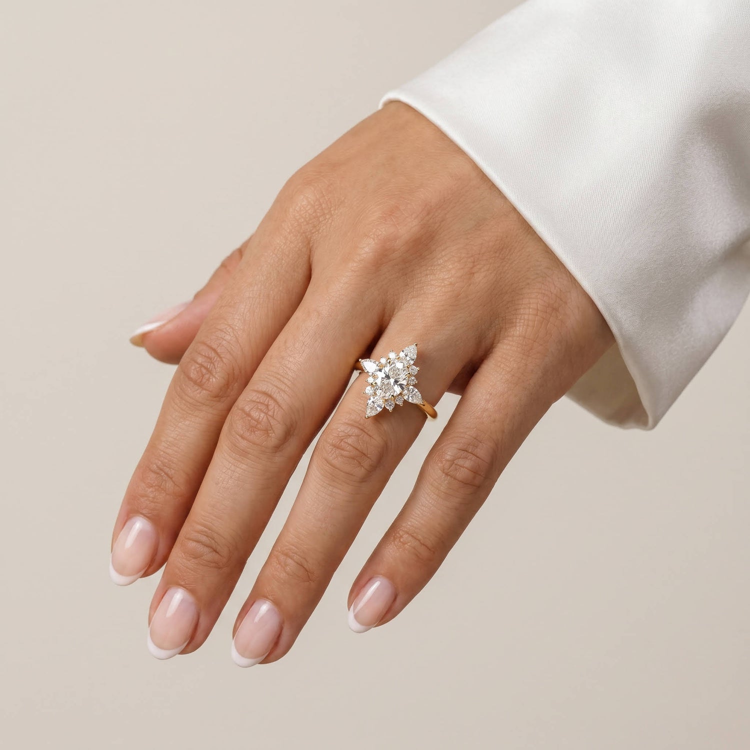 Coralie | Oval Lab Diamond Vintage Engagement Ring - Rings