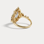 Elaine丨Marquise Vintage Filigree Lab-Grown Diamond Engagement Ring - Rings