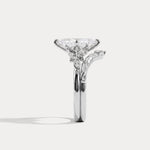 Althea丨Marquise Cut Lab-Grown Diamond Ornate Bridal Ring Set - Rings