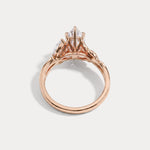 Kathleen丨Marquise Cut Lab-Grown Diamond Nature-Inspired Engagement Ring - Rings