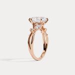 Kathleen丨Marquise Cut Lab-Grown Diamond Nature-Inspired Engagement Ring - Rings