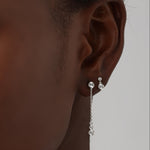 14K Solid Gold Dazzling Drop Earring With Lab Diamond - 