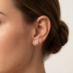 Round Lab-Grown Diamond Solitaire Stud Earrings - Earrings