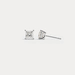 Princess Lab-Grown Diamond Solitaire Stud Earrings - Earrings