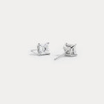 Princess Lab-Grown Diamond Solitaire Stud Earrings - Earrings