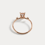 Liora丨1CT Radiant Cut Lab Grown Diamond Three Stones Engagment Ring - Rings