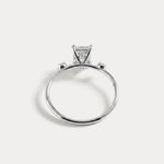 Liora丨1CT Radiant Cut Lab Grown Diamond Three Stones Engagment Ring - Rings