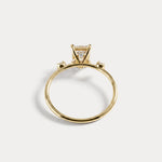 Liora丨1CT Radiant Cut Lab Grown Diamond Three Stones Engagment Ring - Rings