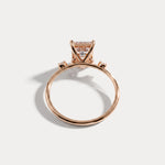 Liora丨2CT Radiant Cut Lab Grown Diamond Three Stones Engagment Ring - Rings