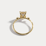 Liora丨2CT Radiant Cut Lab Grown Diamond Three Stones Engagment Ring - Rings