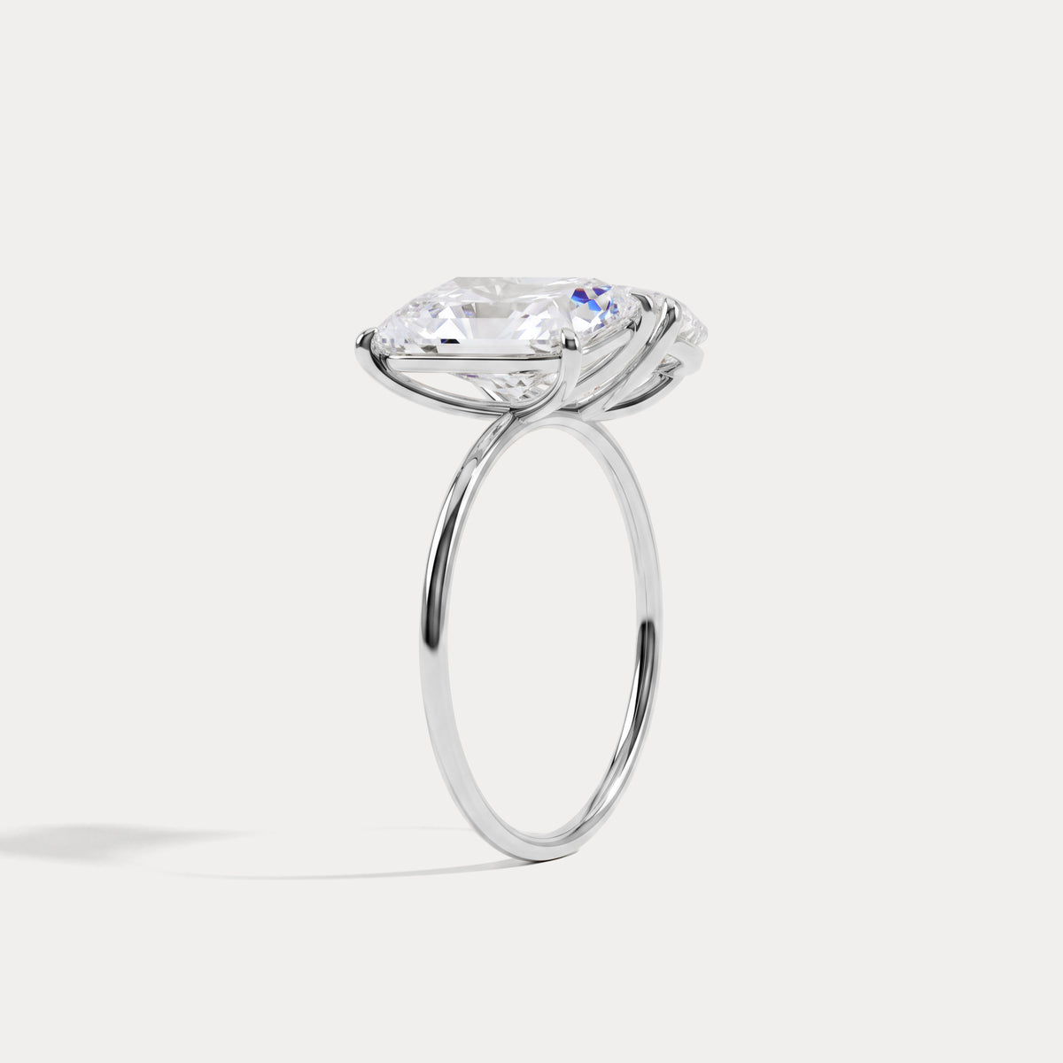 Ivory丨6CTW Lab Grown Diamond Toi Et Moi Engagement Ring In 14K Solid Gold/Platinum - Rings