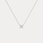 0.5CTW Lab Grown Diamond Butterfly Necklace In 14K Solid Gold/Platinum - Necklaces