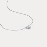 0.5CTW Lab Grown Diamond Butterfly Necklace In 14K Solid Gold/Platinum - Necklaces