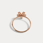 0.51CTW Lab Grown Diamond Floral Ring - Rings