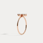 0.51CTW Lab Grown Diamond Floral Ring - Rings