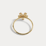 0.51CTW Lab Grown Diamond Floral Ring - Rings