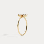 0.51CTW Lab Grown Diamond Floral Ring - Rings