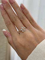 0.51CTW Lab Grown Diamond Floral Ring - Rings