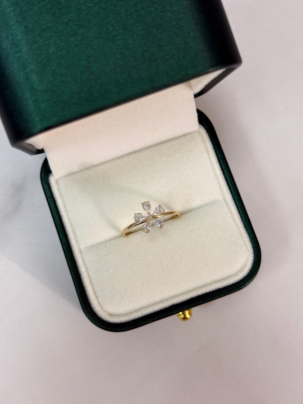 0.51CTW Lab Grown Diamond Floral Ring - Rings