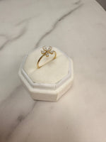 0.51CTW Lab Grown Diamond Floral Ring - Rings