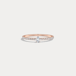 Petite Pear Lab Diamond Pavé Ring in 14K Gold/Platinum - Rings