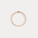 Petite Pear Lab Diamond Pavé Ring in 14K Gold/Platinum - Rings