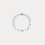 Petite Pear Lab Diamond Pavé Ring in 14K Gold/Platinum - Rings