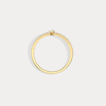 Petite Pear Lab Diamond Pavé Ring in 14K Gold/Platinum - Rings