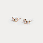 Toi et Moi Pear & Emerald Lab-Grown Diamond Stud Earrings - Earrings