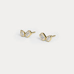 Toi et Moi Pear & Emerald Lab-Grown Diamond Stud Earrings - Earrings