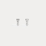Geometric Mixed-Cut Lab-Grown Diamond Stud Earrings - Earrings