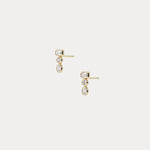 Geometric Mixed-Cut Lab-Grown Diamond Stud Earrings - Earrings
