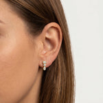 Geometric Mixed-Cut Lab-Grown Diamond Stud Earrings - Earrings