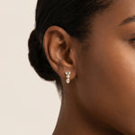 Geometric Mixed-Cut Lab-Grown Diamond Stud Earrings - Earrings