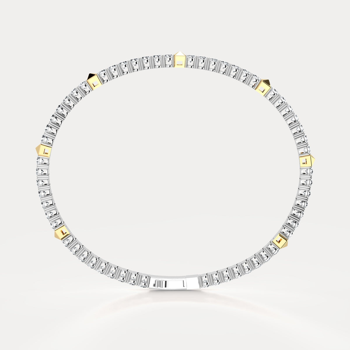 4.73CTW Lab - Grown Diamond Flexible Bracelets in 925 Sterling Silver - Bracelets