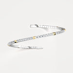 4.73CTW Lab - Grown Diamond Flexible Bracelets in 925 Sterling Silver - Bracelets