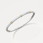 4.73CTW Lab - Grown Diamond Flexible Bracelets in 925 Sterling Silver - Bracelets