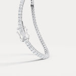 3Carat Lab - Grown Diamond Tennis Bracelet in 14K Gold/Platinum – Classic & Timeless - Bracelets