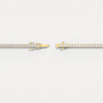 3Carat Lab - Grown Diamond Tennis Bracelet in 14K Gold/Platinum – Classic & Timeless - Bracelets