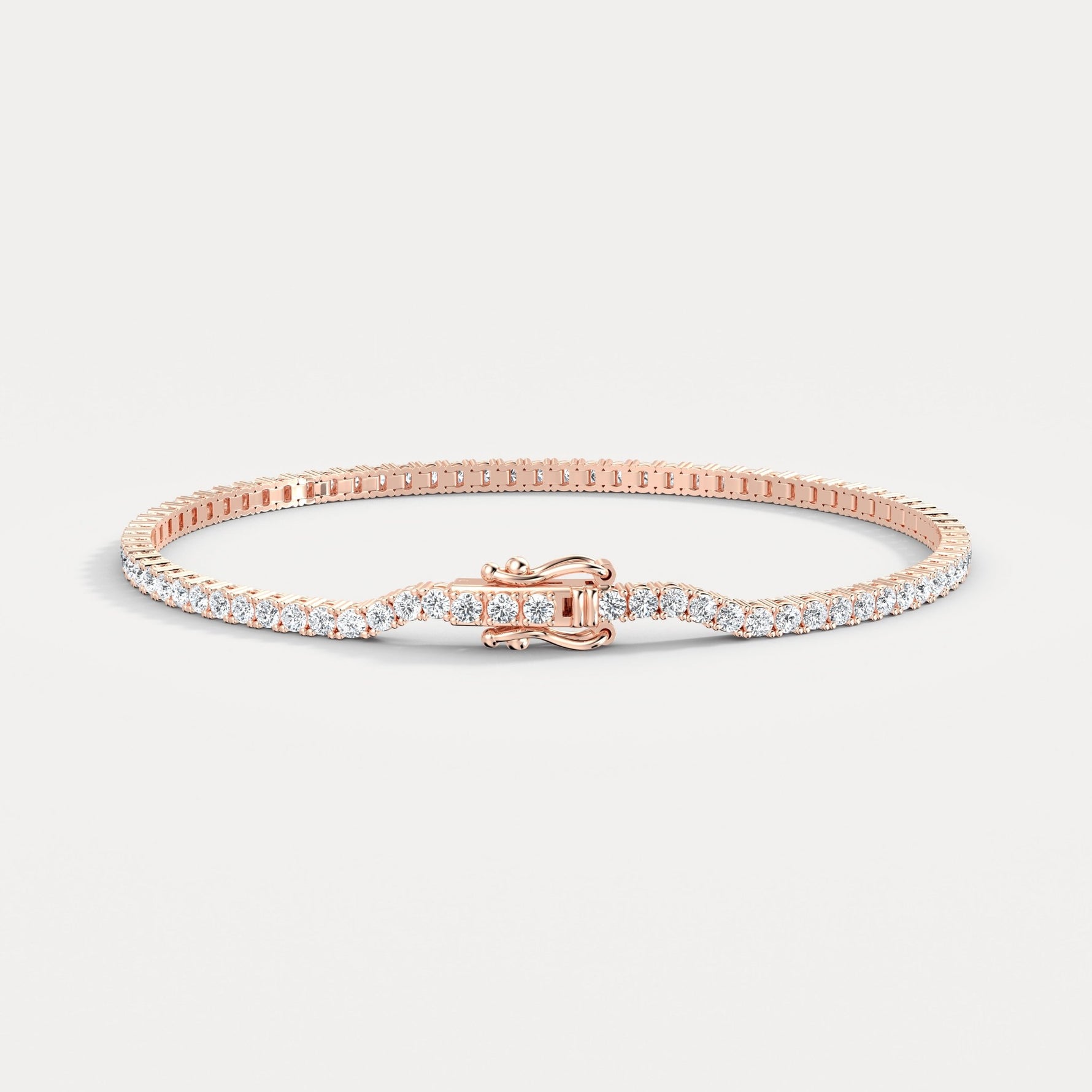 3 Carat Lab - Grown Diamond Tennis Bracelet in 14K Gold/Platinum – Classic & Timeless - Bracelets
