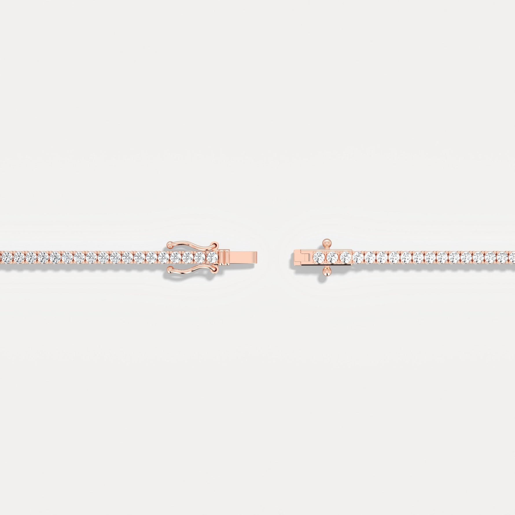 3 Carat Lab - Grown Diamond Tennis Bracelet in 14K Gold/Platinum – Classic & Timeless - Bracelets